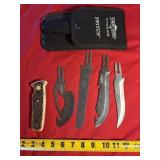 WESTERN Titanium SWITCH 4-Blade Knife Combo