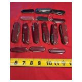 Swiss Army Style Knives Lot