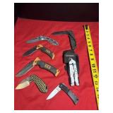 (7) Assorted Gerber Knives / Utility Lot