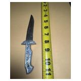 Philippines Etched Souvenir Hunting Knife