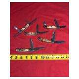 (5) Wild Turkey Pocket Knives Lot