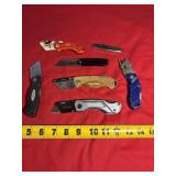 (7) Assorted Utility Knives Lot