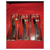 (3) Husky Folding Knives - New