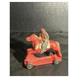 Vintage ARCOR TOYS Rubber Cowboy / Horse Toy