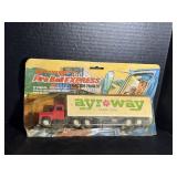 Vintage 1977 Ayr-Ways Fire Ball Express Semi Toy