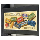 Vintage V.D.C. Tobacco Litho Sign