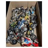 Assorted Motorcycle Toys Lot