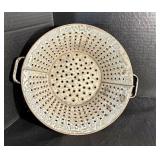 Vintage Enamelware Kitchen Strainer