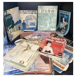 Assorted Antique Sheet Music Lot