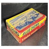 FULL 10ct. Blue Crown Indy 500 Spark Plugs Box