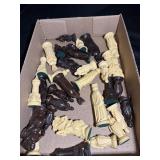 Vintage ANRI Plastic Chess Board Game Pieces Lot