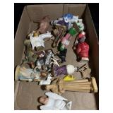 Assorted Vintage Plastic Figurines Lot