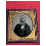 Antique Encased Ambrotype Gentleman Photo