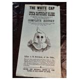 ORIGINAL 1889 THE WHITE CAP Advertising Flyer