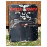 WW2 German Nazi NSDAP Third Reich Porcelain Sign