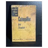 Caterpillar D-4 Tractor Servicemen Reference Book