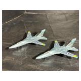 (2) Vintage Road Champs F-111 Diecast Jets