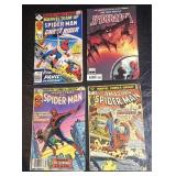 (4) Assorted Vintage Spider-Man Comic Books Lot