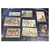 (8) Black Americana Victorian Trade Cards Lot