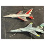 Vintage Road Champs Diecast Jets - F-16 / F-111