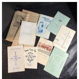 New Albany, Indiana Ephemera Paper Lot - JFK