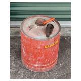 Vintage 5 Gallon Metal Gas Can