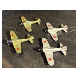(4) Vintage A114 Diecast Planes