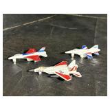 (3) Vintage Diecast Jets - SOMA F-16 / F-15 Eagle
