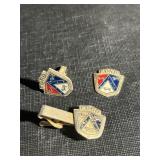 Vintage Ford Tie Clasp / Cuff Links Set