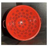 Vintage Enamelware Kitchen Strainer