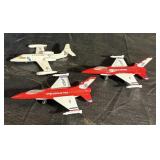 (3) Vintage Matchbox USAF Diecast Jets