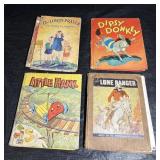 Vintage Childrenï¿½s Story Books Lot - Lone Ranger