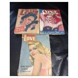 Vintage 1937 / 1948 LOVE Themed Magazines Lot