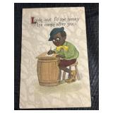 Black Americana Post Card