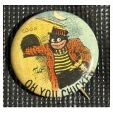 Hassan Cigarettes Black Americana Pinback Button