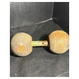 Antique Wooden Barbell