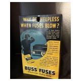 Vintage Buss Fuses Store Advertising Rack