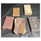 (5) Antique Pocket Bibles Lot