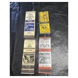 (4) Black Americana Matchbook Covers Lot