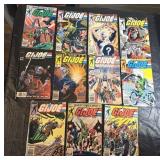 (11) Assorted Vintage G.I. Joe Comic Books Lot