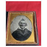 Antique Encased Tintype Gentleman Photo