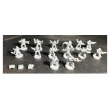 (17) 1990 Ridolfi Pewter Figures Lot