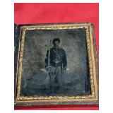 Antique Encased Tintype Civil War Soldier Photo