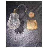 Vintage Ladies Perfume Bottle / Compact Vanity Lot