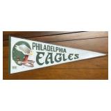 Vintage Philadelphia Eagles Football Pennant