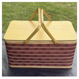 Vintage Burlington Picnic Basket