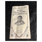 1910s Excelsior Varnishes Black Americana Brochure