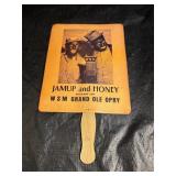 Vintage Black Face Grand Ole Opry Advertising Fan