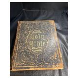Antique 1870 Holy Bible - J.R. Jones