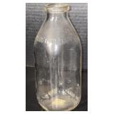 Embossed BEDFORD DAIRY Quart Milk Bottle - IN